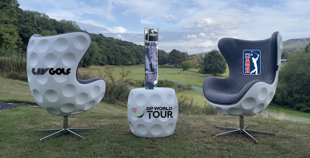 Interesting to see this week if we can all get along &amp; remember it’s the fans experience that really counts - for the good of the game!

Dimple of course is happy to provide the comfort if we all want to sit down &amp; talk! 👍

#golf #livgolf #pgatour #dpworldtour #bmwchampionship