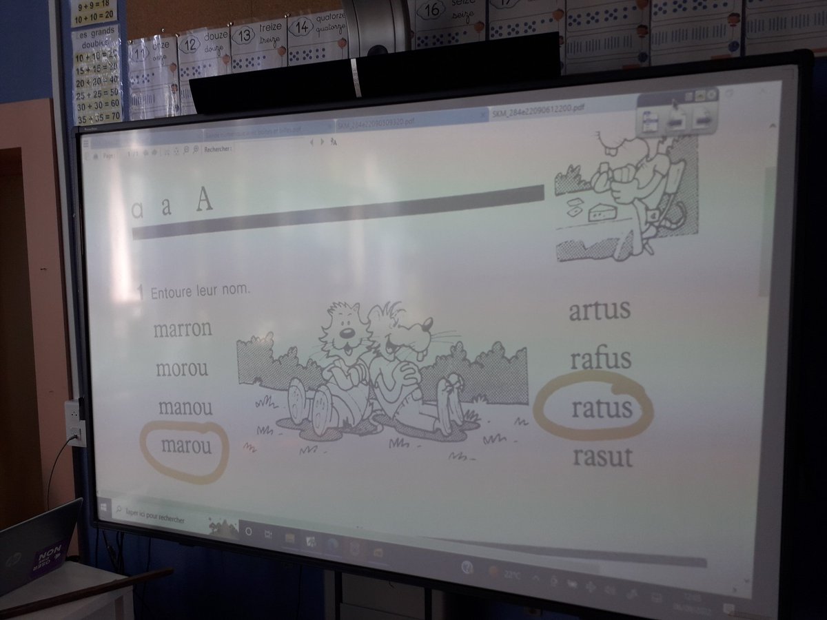 LeChetif's tweet photo. Hier j'entre dans la classe de ma collègue et je tombe sur ce bon @Ratus93, classique indémodable du CP #saboteur https://t.co/gJ9SN4QzF0