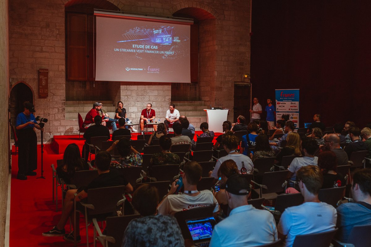 FramesPro's tweet photo. FramesPRO2022 🎥 C'était mardi 6 septembre. Echanges, rencontres, discussions. Et du plaisir.
@brutofficiel @charlesvillaa @thejokersfilms @Gozulting 
📸 @lytnim 
#Frames2022 https://t.co/0naGj5ZqS4