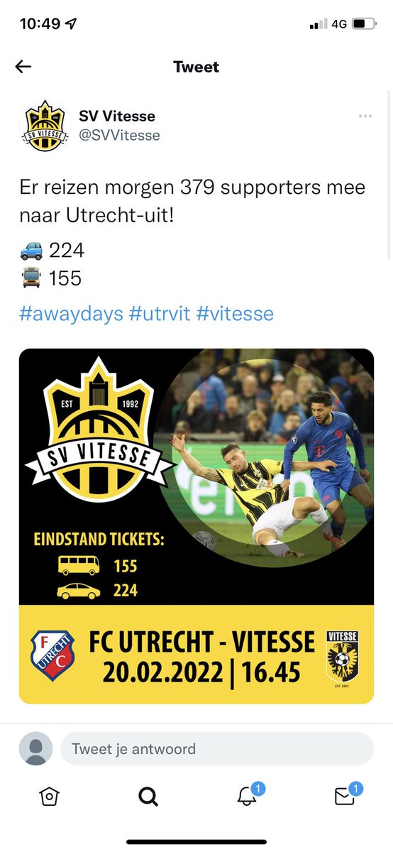 _RealMichaell's tweet photo. @KStadegaard @MijnVitesse Maar zoveel kaarten krijgen we dit jaar niet eens geloof ik. https://t.co/Am3bc9R8NN