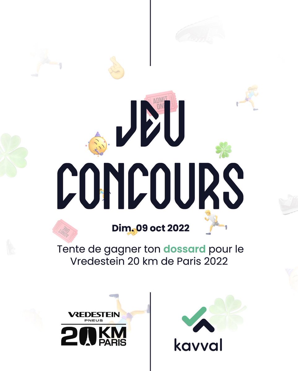 Dossard <a href="/20km_Paris/">Les Vredestein 20km de Paris</a>  a gagner sur mon compte Instagram @thomrunner63 grâce à @Kavval_off !! Aller vite tenter votre chance !