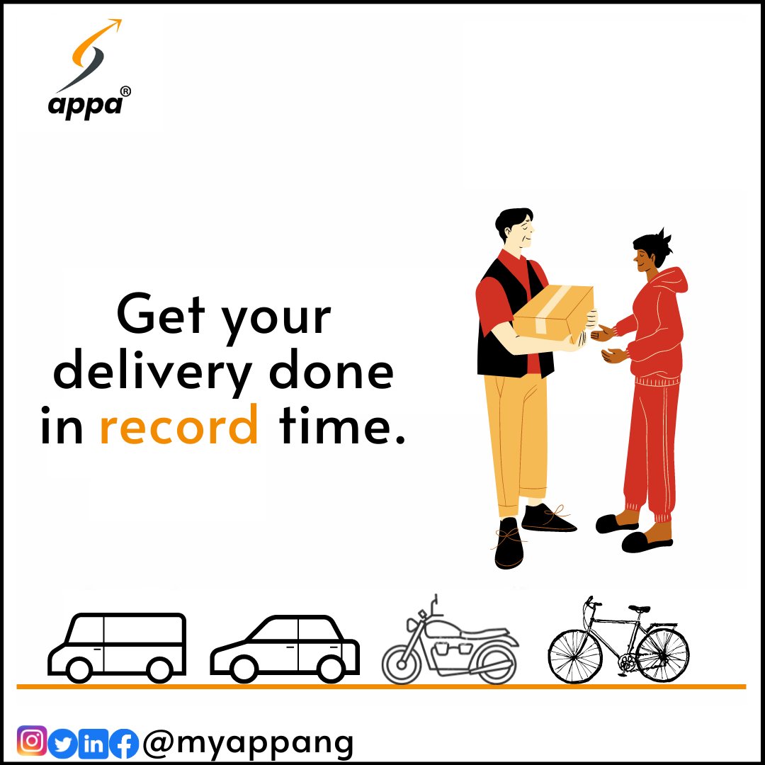 MyappaNg's tweet photo. Are you using Appa for your business? If not, you are definitely missing out because Appa offers the best delivery service.

Kindly send us a dm to get started.

#appa #fastdelivery #fastdeliveryinlagos #fastdeliveryinibadan #wcw #deliveryatyourdoorstep #businessowners https://t.co/rBiMuYTjLs