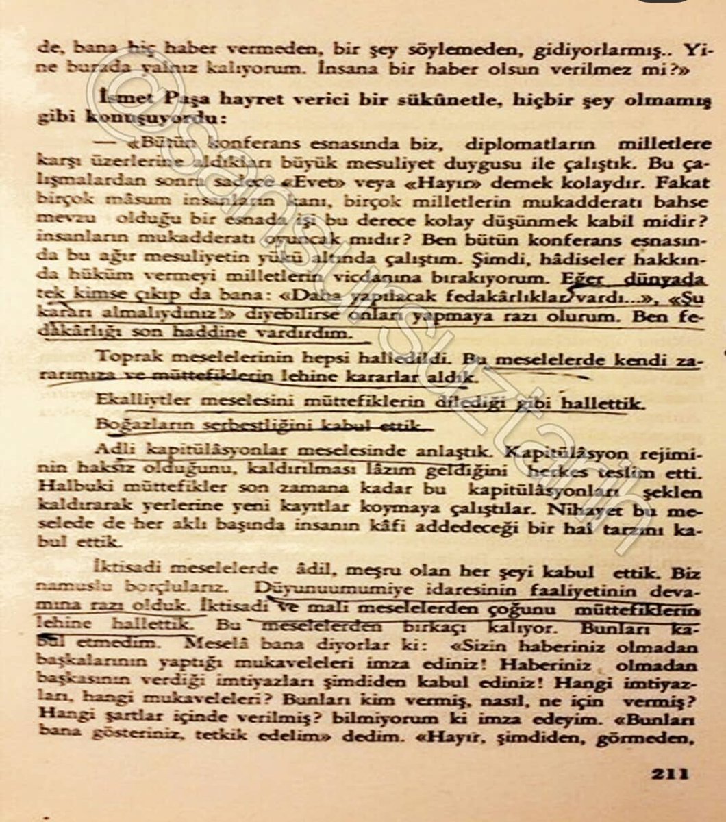 ArsivTarihim's tweet photo. Devlet Matbaasında bastırılmış Lozan Konferansı ve İsmet Paşa kitabı.
İbretlik mülakatlar
-Ne istedilerse verdik. !!! https://t.co/ajyhLgkqak