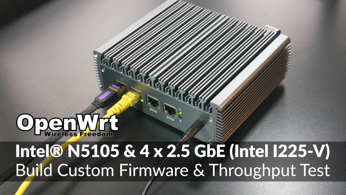 VanTechCorner's tweet photo. With the Intel #n5105 4 x 2.5GbE #i225v Router PC running #openwrt, I get up to 2444Mbps download and 2307Mbps upload in #OpenSpeedTest and 1.9Gbps #iperf3 throughput. Interesting, the maximum power consumption is only at 15W.
https://t.co/fSQlHicGeB https://t.co/onWWvj5qQs