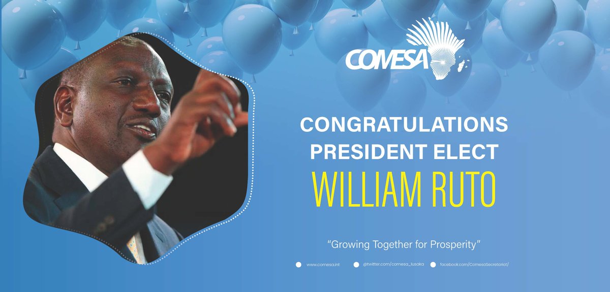 President Elect @WilliamsRuto #KenyanElection2022