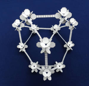 AlbertPCarpent1's tweet photo. structure: multifustrum truncated tetrahedron. substructures: square lines; fustrum truncated tetrahedra. components: squares; squares and octagons. #polyhedra #geometry #structuralgeometry #math #STEM #STEAM https://t.co/iw2jy98RiX