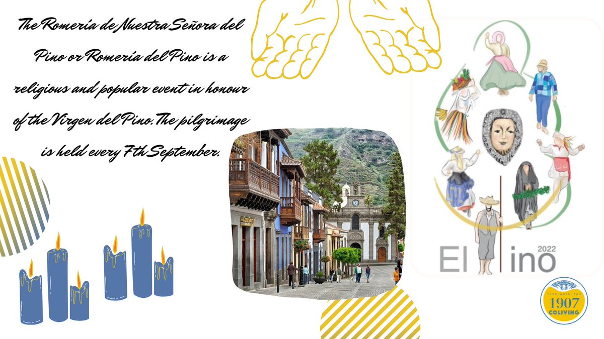 Coliving1907's tweet photo. The Romería de Nuestra Señora del Pino is a religious and popular event in honour of the Virgen del Pino.

The pilgrimage is held every 7th September.

The Virgen del Pino is located in Teror.

Programme: https://t.co/Xn7jqTgzrA https://t.co/WbpvlRJM65