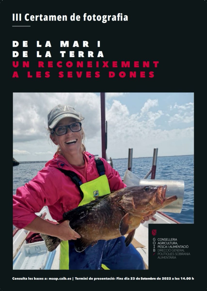 👩‍🌾Agricultura convoca el III concurs de fotografia per reivindicar les dones rurals amb motiu del dia internacional

💜‘De la mar i de la terra. Un reconeixement a les seves dones’ és el títol d’aquesta nova edició

🔗tn.caib.es/IIIconcursdona…