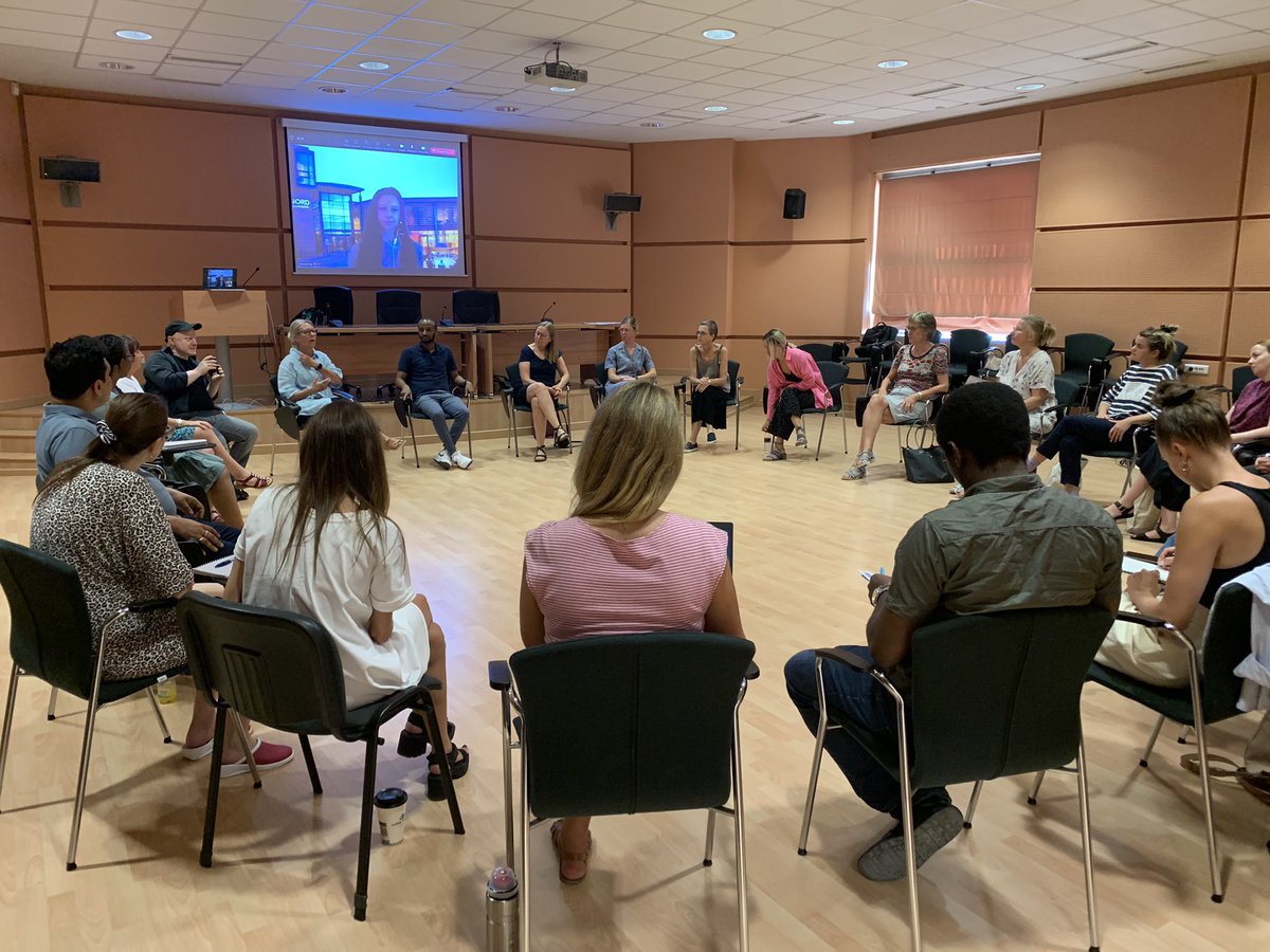 AHemingwayRNPhD's tweet photo. Another day in beautiful Ioannina Greece at the university thinking this morning about leadership with the wonderful Dr Kristina Nassen #INNOVATEDIGNITY #BU https://t.co/8GIytANphB