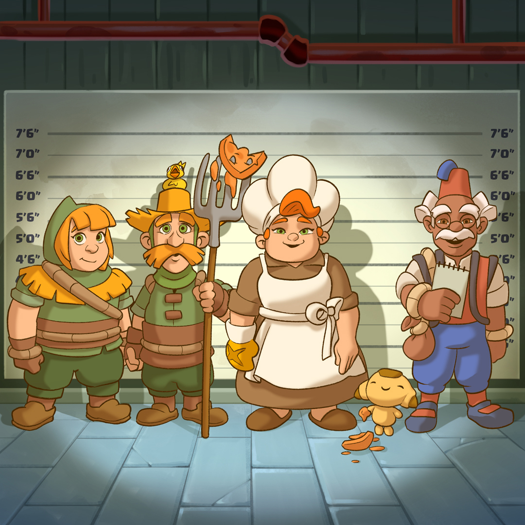 Our CSI has rounded up the suspects. We need your help to understand the clues, and catch the Pincher. 🔎👣 #Everdale #ThePumpkinPincher