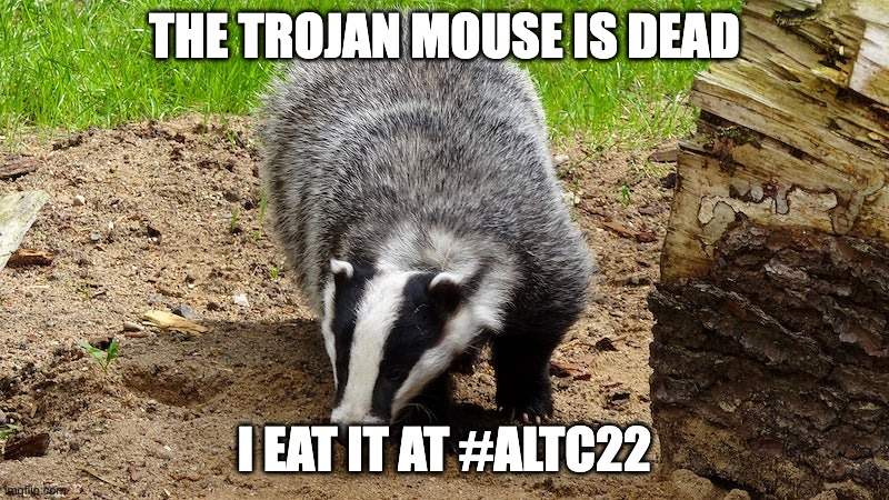 AngrierBadger's tweet photo. hungry, hungry, hungry #altc22 https://t.co/FS9N4D37A0