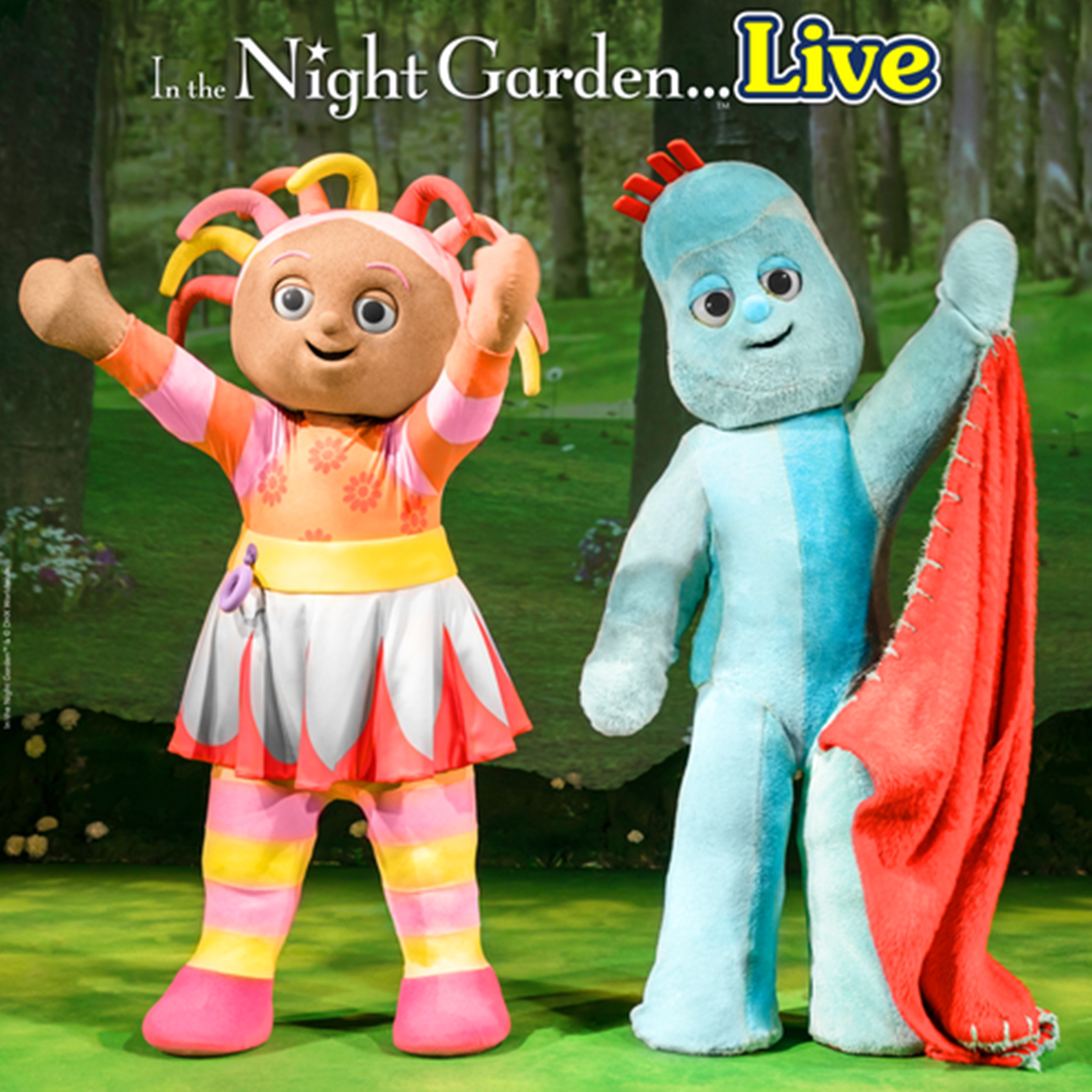 WGBpl's tweet photo. IN THE NIGHT GARDEN LIVE☀🍃 "It’s the toddler version of rock-star hysteria!” - The Times 
 
Igglepiggle, Upsy Daisy, Makka Pakka and friends are arriving in Blackpool TODAY. 

You only have today and tomorrow to catch the show,  don’t miss out!🎫 https://t.co/BwxZhZgqUc https://t.co/gfOaSSm0p7