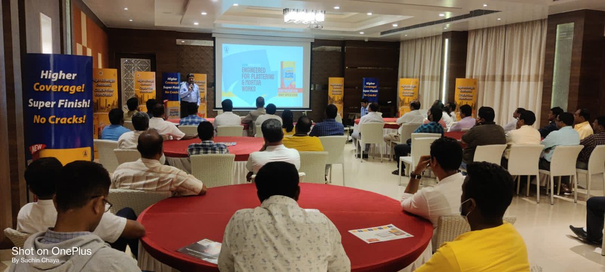 RamcoCements's tweet photo. Our #MACE team met with 60 #engineers at Adrika Hotel, Chikmagalore to exchange ideas, discuss challenges and trends in the construction business and understand the need for the "Right Product for Right Application(RPRA)".
#Ramco #RamcoCements #RightProductForRightApplication https://t.co/DeRHOSMcTS
