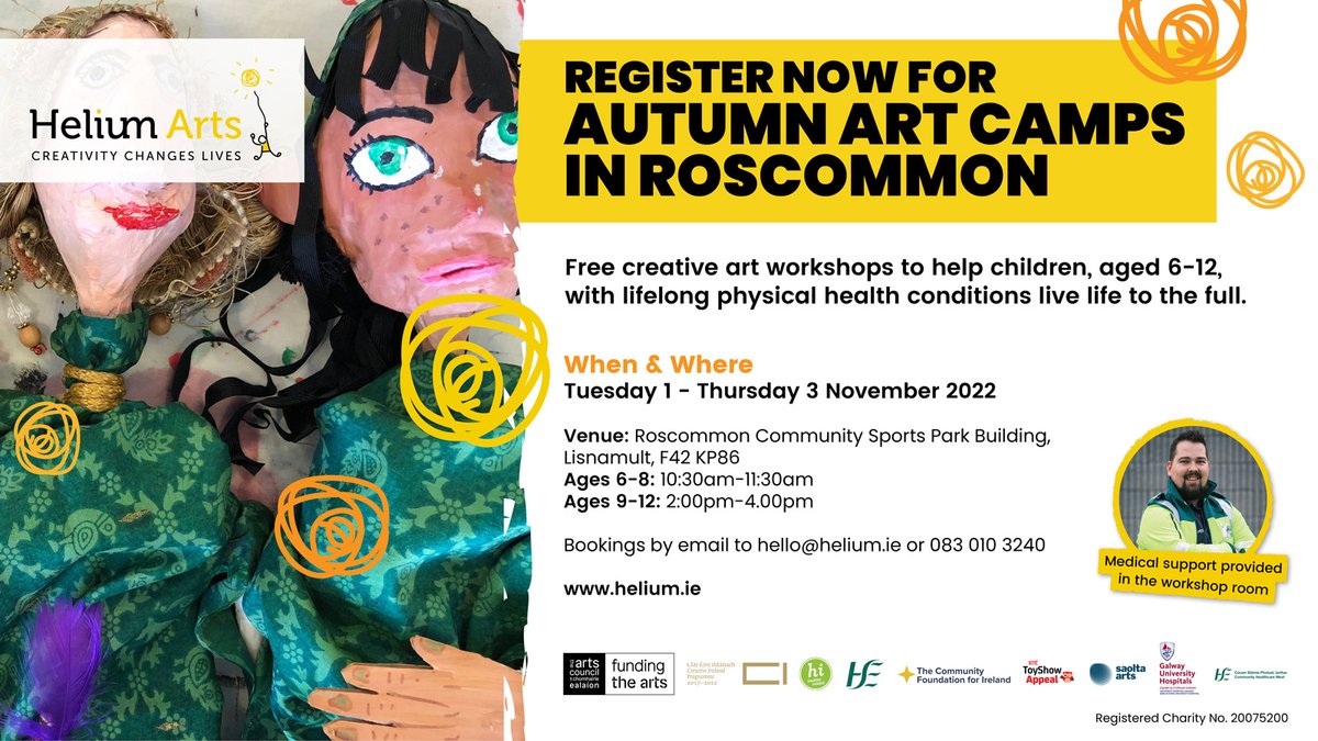 Helium Arts (@heliumarts) on Twitter photo Tune into <a href="/rosfmradio1/">RosFM 94.6 Community Radio</a> today at 1:30pm to hear <a href="/helenehugel/">Helene Hugel</a> speak to Ursula Ledwith on the Arts Programme about the launch of our art workshops in Roscommon. rosfm.ie/the-arts-progr… Tune into <a href="/rosfmradio1/">RosFM 94.6 Community Radio</a> today at 1:30pm to hear <a href="/helenehugel/">Helene Hugel</a> speak to Ursula Ledwith on the Arts Programme about the launch of our art workshops in Roscommon. rosfm.ie/the-arts-progr…