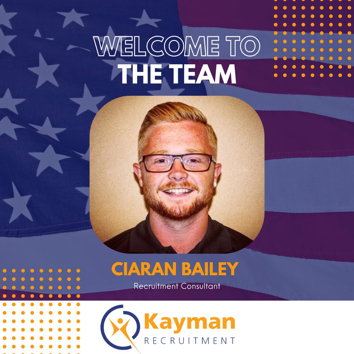 𝐖𝐄𝐋𝐂𝐎𝐌𝐄 𝐓𝐎 𝐓𝐇𝐄 𝐓𝐄𝐀𝐌 𝐂𝐈𝐀𝐑𝐀𝐍

A huge welcome to Ciaran Bailey who joins our US team today in Chicago. Ciaran has joined the US team with over 2 years' experience in recruitment.

#recruitment #newstarter #usa