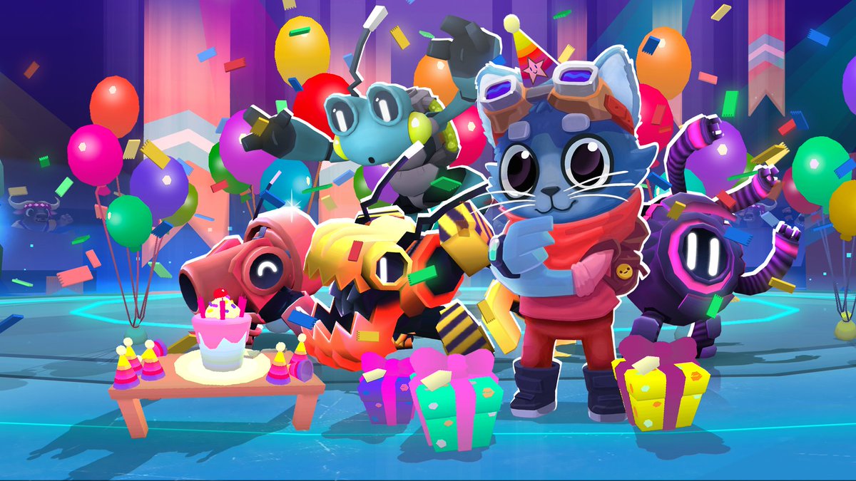 Update 1.8.0 is now available for #BotworldAdventure on iOS &amp; Android. Here comes the Season of Celebration! You now have a new bot, new ability, new season, new Guild Crest feature, new Battle Bonus feature, a revamped battle result screen, &amp; so much more! #MobileGames #rpggame