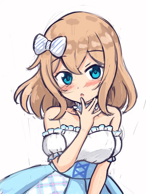 うちの子 アオナちゃんらくがき 