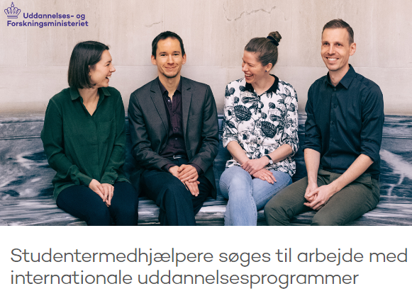 AnneMygindB's tweet photo. Kender du en studentermedhjælper, som har lyst til arbejde med internationale uddannelsesprogrammer og mod på faglige udfordringer i et ministerium i Svendborg? Så del meget gerne dette! https://t.co/ErpFN3yQSx https://t.co/JyOxt3ReXD