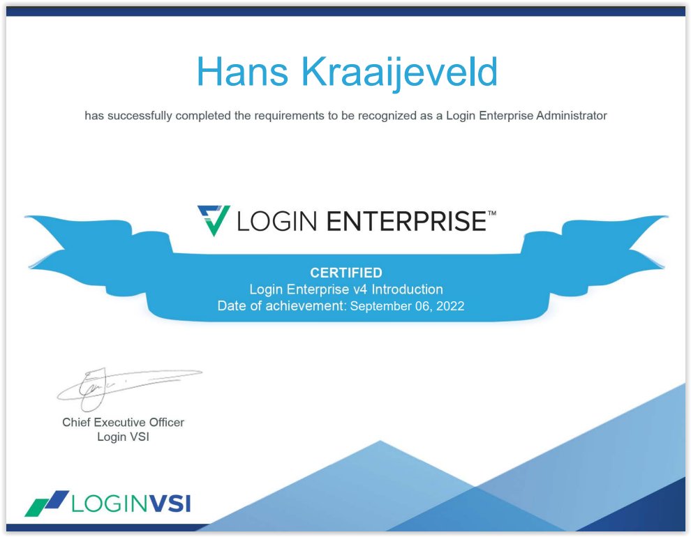 HansKraaijeveld's tweet photo. Now that was quite a good introduction course, it even gives you access to a lab! Made it quite doable to pass the exam, so good job @LoginVSI ! #plonius #EUC @FONDO_NL https://t.co/Tp2tjLuHCA
