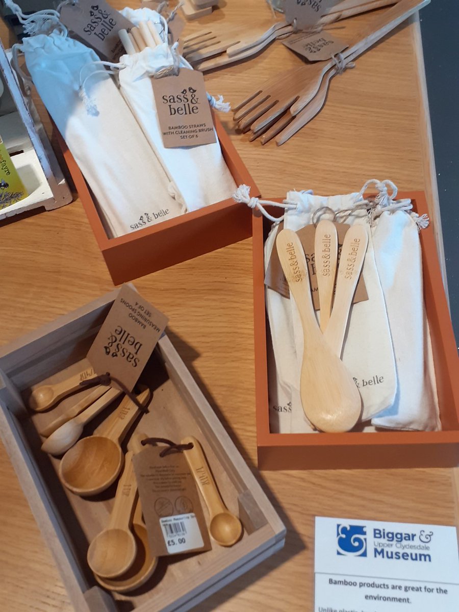 We also have a range of sass &amp; belle bamboo products. #JourneyThroughGladstoneCourt #biggarmuseum #biggar #sassandbelle #householditems #bambooproducts #whatsonlanarkshire #visitscotland