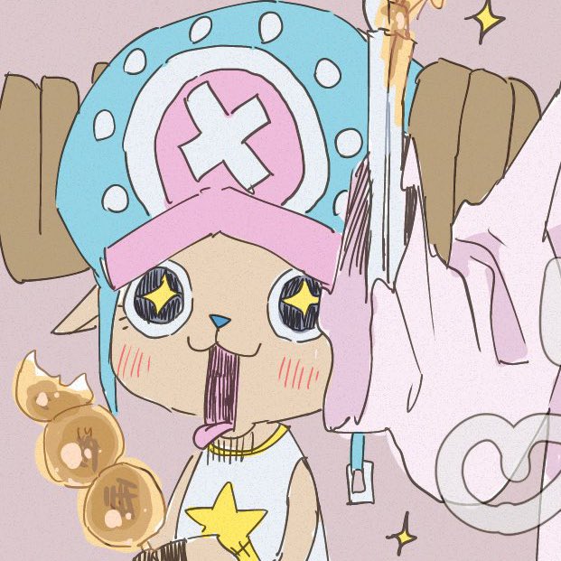 アダルトチーム推しって自分で言ってるのにチョッパーいちばん描いとる 