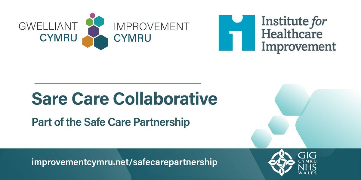 In November, we’ll hold our first National Learning Session for the Safe Care Collaborative. These will be in-person learning sessions supported by us and @TheIHI enabling shared learning across health boards and trusts. 🔍 Find out more: phw.nhs.wales/services-and-t…