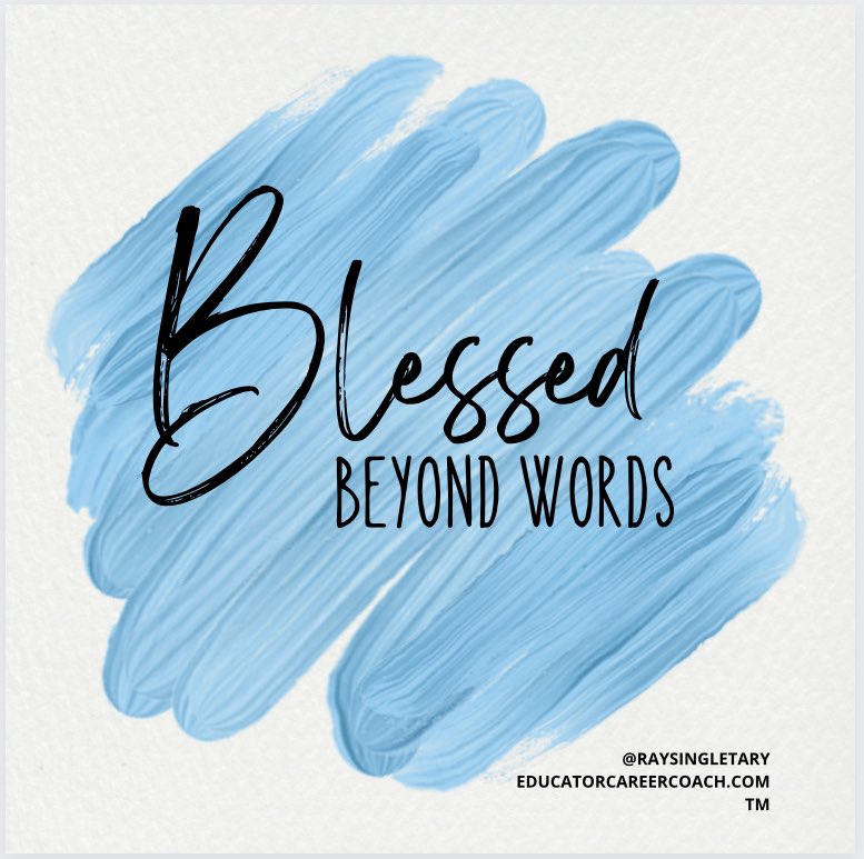 raysingletary1's tweet photo. #Reflection: Grateful for all I have….

#seeitthrough 
#JoyfulLeaders #Sel #Selfcare #Teachers #PrincipalEDleaders #EDleaders #EDleadership #leadership #Leadershipskills #careercoach #careeradvice #education #educatorcareercoach https://t.co/J2nKCOFiqF