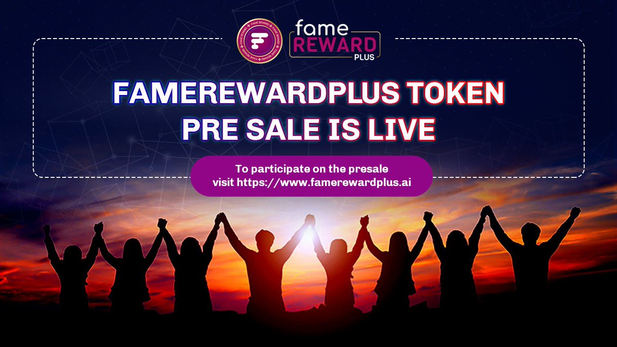 FameInfinity_'s tweet photo. PRESALE NOW LIVE ‼
Fame Infinity rewarding token #FameRewardPlus is here:

✅ Presale - 50000 FRP only ‼

Grab yours now!
https://t.co/HJaRPw6V51 https://t.co/Eh5Uqs56vM