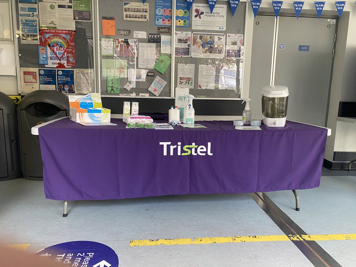 bshep58's tweet photo. @TristelGlobal promoting the new #CacheTank range @ #midcheshirehospitals and some of the other products in the Tristel portfolio #cache #trio #duo #daisygrip #solo https://t.co/1NVL9MVBQy