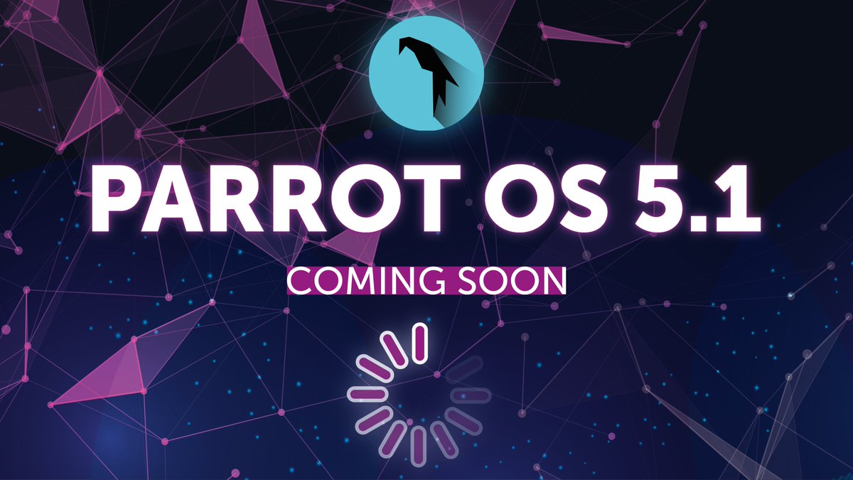 #parrotos 5.1 is on its way 🦜

Don't forget to always check the updates 🔎

What do you want to find on the new Parrot OS 5.1?

Let us know in the comments below ⬇️

#parrotsec #CyberSecurity #CybersecurityNews #Hacking #PenTest #Pentesting