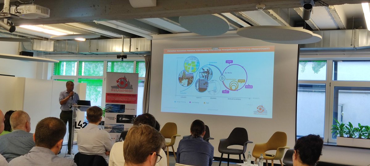 Last week at #IrlDEA22, we heard that citizens don't always know about #districtheating With @laseynesurmer @edfenergy demonstrator, @ReUseHeat created an awareness-raising dashboard, a great way to communicate on the project that generates heat from #seawater