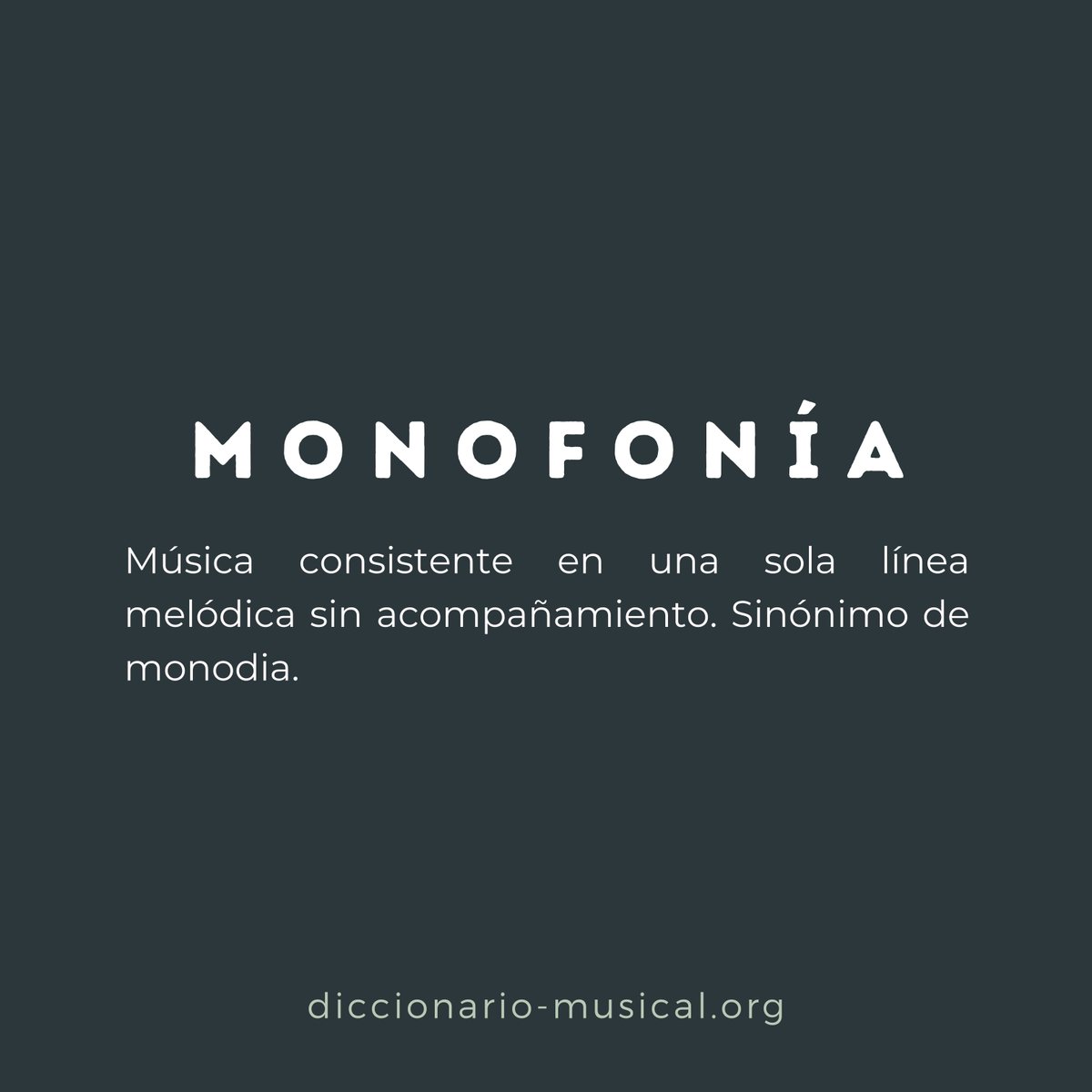 InstMusOn's tweet photo. ¿Qué significa monofonía? ¿Qué es la monofonía?

https://t.co/3yWaSRZeub https://t.co/o8QHVgjIE5