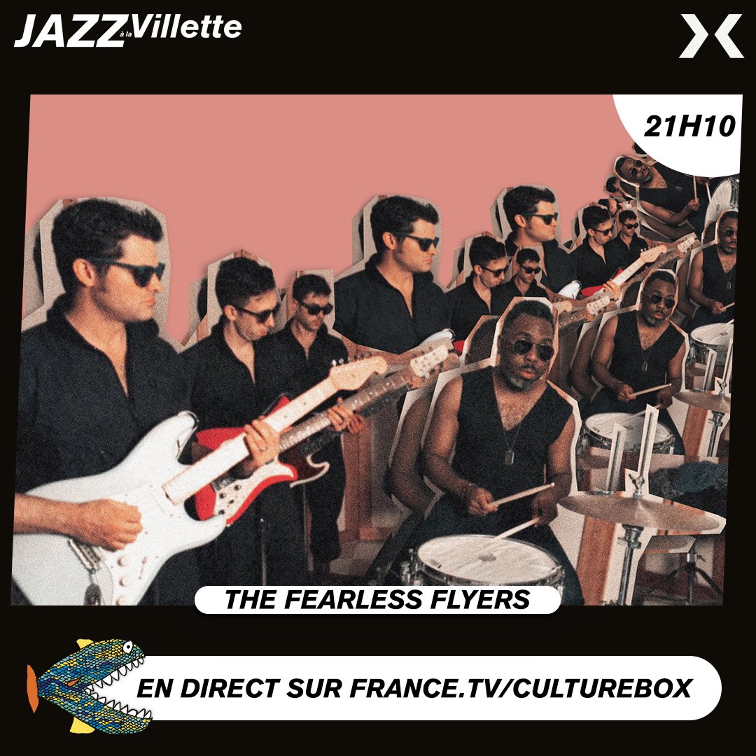Ce soir, poussez les meubles et swinguez dans votre salon 🎸🎹

Retrouvez le concert du side project The Fearless Flyers, à <a href="/jazzalavillette/">Jazz à la Villette</a> !

Jazz à la Villette 2022 en direct et en replay sur Culturebox, c'est ici 👉 bit.ly/JazzALaVillette