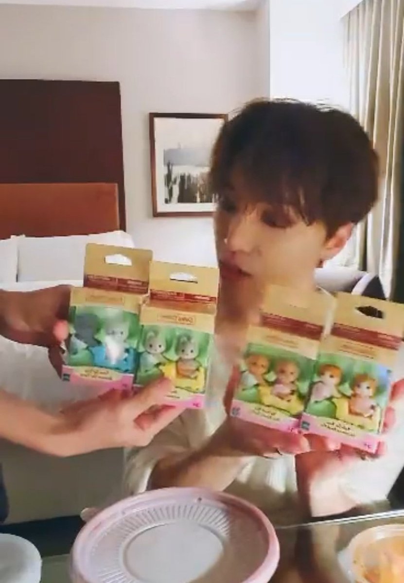 yjhcorner's tweet photo. JEONGHAN BOUGHT SYLVANIAN  FAMILY FIGURES U DONT UNDERSTAND https://t.co/WMhr0vFH7R