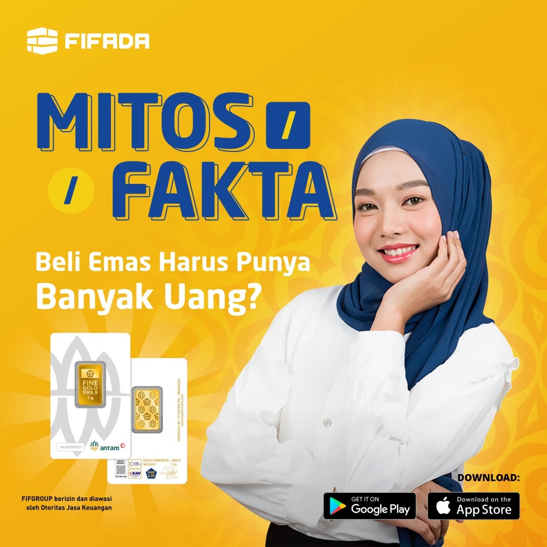fifadaofficial's tweet photo. Gak perlu nunggu punya banyak uang untuk punya emas, bersama AMITRA melalui FIFADA kamu bisa menabung emas dengan berbagai macam pilihan berat emas &amp; tenor.

Yuk langsung aja wujudkan beli emas bersama FIFADA

#FIFADA #WujudkanMimpimuSekarang https://t.co/YQO618zVxX