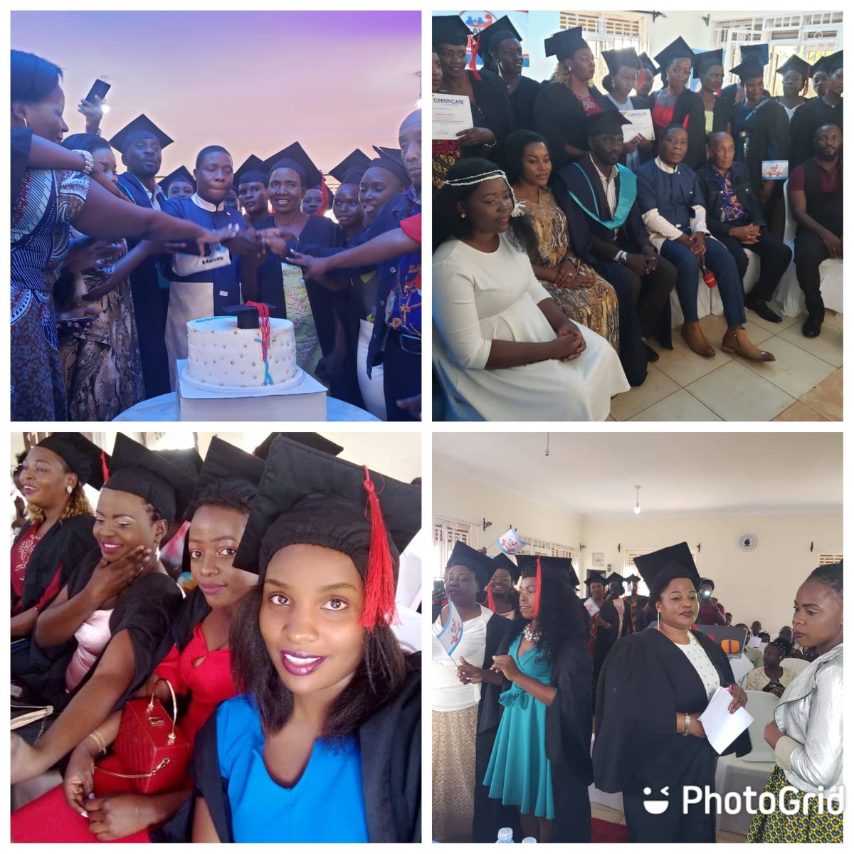 Our students graduated with entrepreneurship class that was conducted under <a href="/AhiUganda1/">Ahi Uganda</a> .These were trained in hair dressing and make up classes. It's good for them and adds value. We thank them all.
