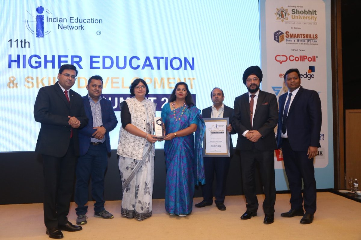 gnamity's tweet photo. Amity University Greater Noida awarded India's Best Polytechnic University and Best Prestigious Institute of Fashion Technology at the 11th Higher Education and Skill Development Summit by the Indian Education Network for Higher Education.
#Awards2022 #recognition #amity https://t.co/fiqlZqkBym
