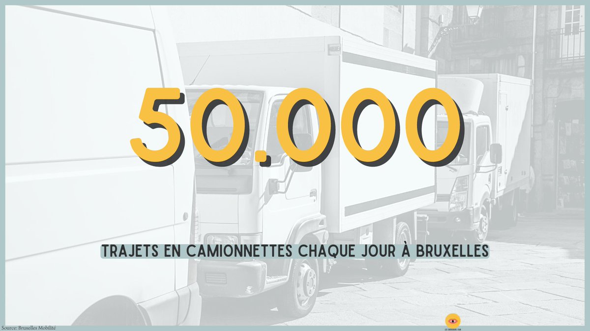Il y a de plus en plus de livraisons à domicile à Bruxelles 📦

Conséquence : il y a de plus en plus de camionnettes en ville, ce qui engendre beaucoup de pollution ! 🚚

Signez la pétition sur notre site ➡️leschercheursdair.be/livraisons-urb…