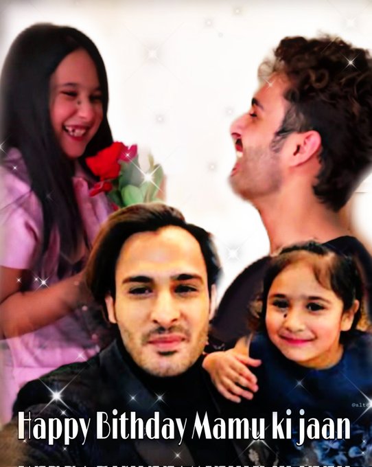 IamRealNick1's tweet photo. cutest bond you shall find where @realumarriaz becomes a little kid when he is around her Princess beautiful smiles innocence goofiness &amp; purity melting our hearts pure magic &amp; bliss

Wish you many many happy returns of the day little Angel Aleeza❤️❤️✨✨

#UmarRiaz || #UmarArmy https://t.co/cUmQa9wlJj