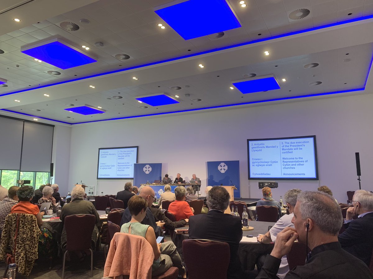David_T_Morris's tweet photo. It’s great to be back @ChurchinWales #GovBody. The collection will support the excellent work of @BrynawelRehab1 following the recent visit of @ArchbishopWales. https://t.co/83jtNnor85