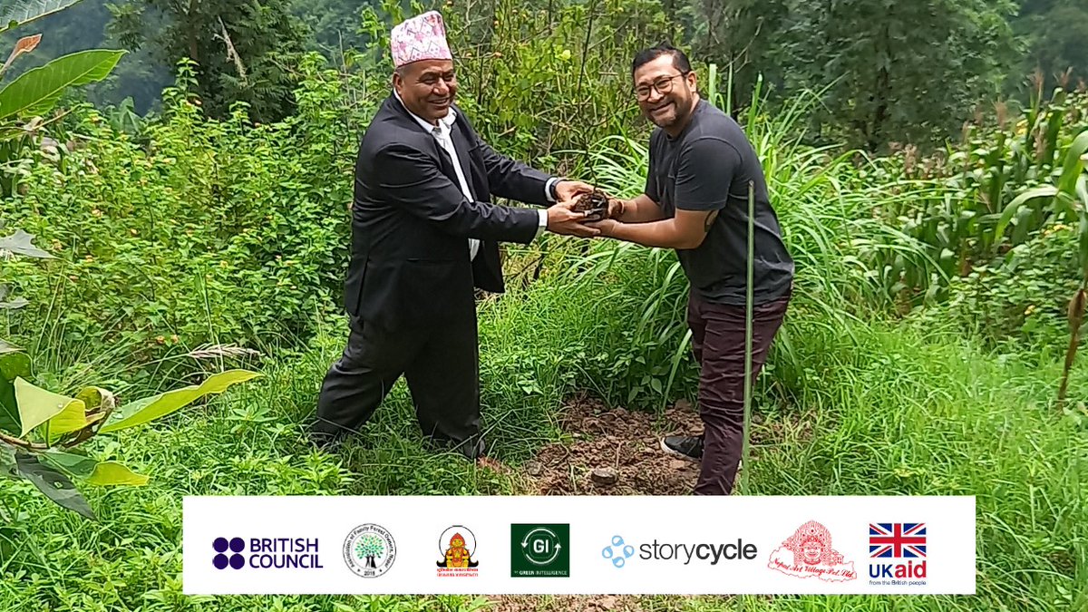 npBritish's tweet photo. We are very proud to announce that we have planted 20000 trees to offset NepalGovt emissions from #COP26 participation
The campaign wasn’t just about planting trees but also about creating broader participation & #IncomeGeneration opportunity through agroforestry -bit.ly/3TSvFDU https://t.co/259rE7A9cQ