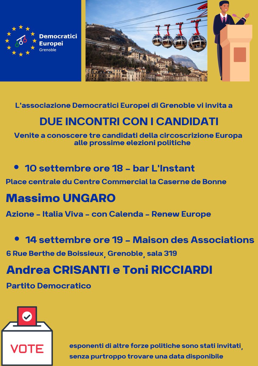Democratici Europei Grenoble tweet media