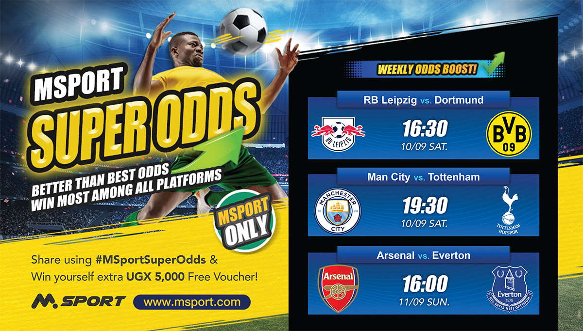 MSport Uganda on Twitter "MSport boosted top 𝟯 𝗺𝗮𝘁𝗰𝗵𝗲𝘀 this week from