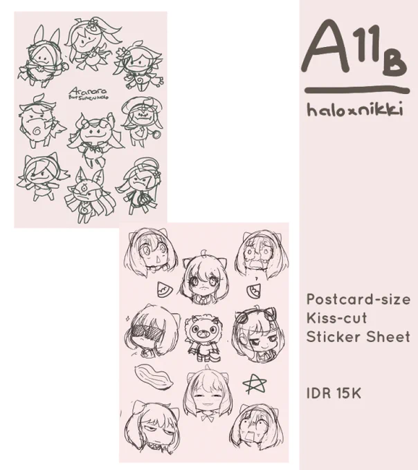 ada yang masih draft jadi catalognya sementara draft dulu ges #comifuro15 #comifuro15catalogue

see you there! 