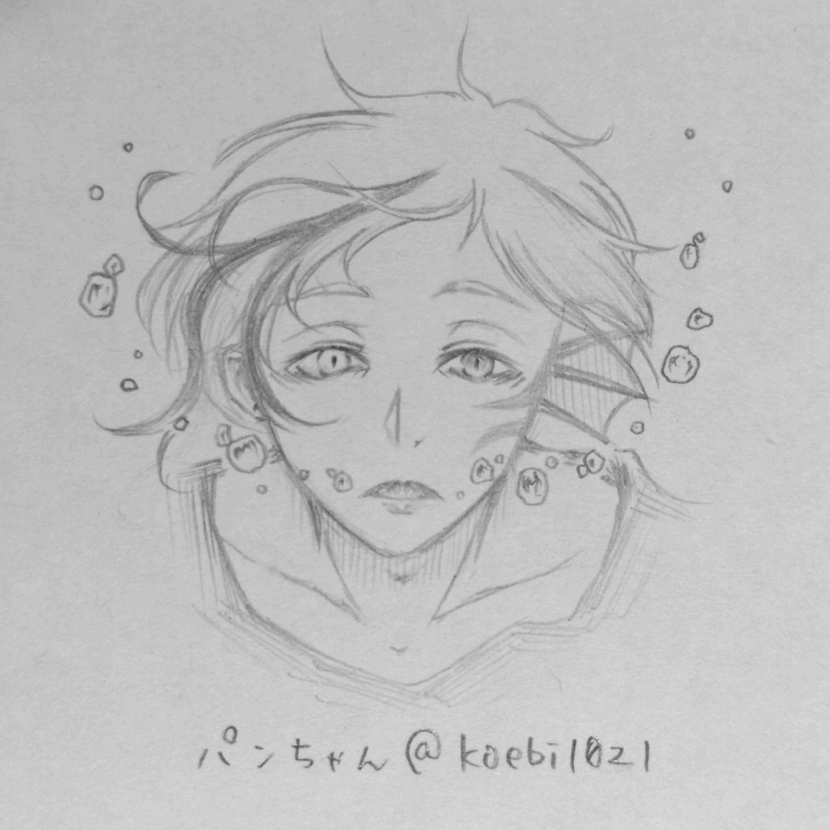 ❤⑦✨
# RTした人のアイコンをシャーペンでさらさら自分の絵柄で描く
おしまい!ありがとうございました! 