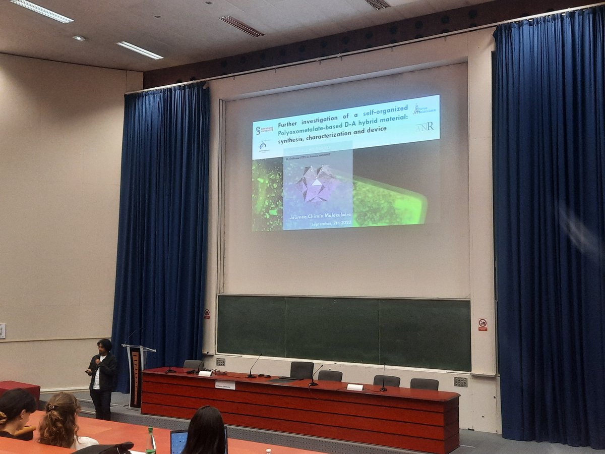 Ludivine.KBidi (@ludivinekbidi) on Twitter photo Nice talk of <a href="/K_MallHaidaraly/">Kevin Mall Haidaraly</a> on his current hybrid polyoxometalate-based material for photonics during the 21st Journées de Chimie Moléculaire by #ED406 #phdlife #RealTimeChem @epom_ipcm <a href="/IPCM_Sorbonne/">Institut parisien de chimie moléculaire / IPCM</a> <a href="/Sorbonne_Univ_/">Sorbonne Université</a> Nice talk of <a href="/K_MallHaidaraly/">Kevin Mall Haidaraly</a> on his current hybrid polyoxometalate-based material for photonics during the 21st Journées de Chimie Moléculaire by #ED406 #phdlife #RealTimeChem @epom_ipcm <a href="/IPCM_Sorbonne/">Institut parisien de chimie moléculaire / IPCM</a> <a href="/Sorbonne_Univ_/">Sorbonne Université</a>