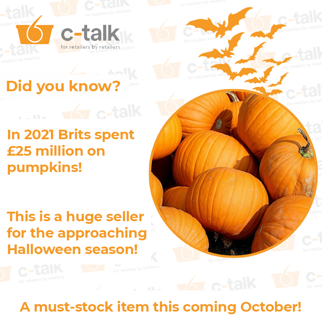 conveniencetalk's tweet photo. DID YOU KNOW? 🤔
-
Pumpkins could be your big seller next month! 🎃
-
#retail #retailer #shoplocal #homedelivery #halloween #conveniencestore #retailstats #retailing #business #sales https://t.co/FMIaYxCzB2