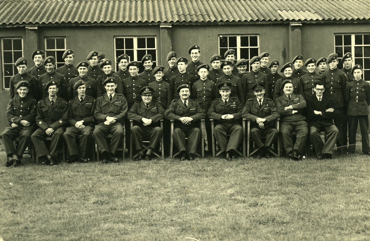 EG_Museum's tweet photo. 1345 Squadron East Grinstead Training Corps. Posing for a group photo at Summer Camp. C. 1955. #EastGrinsteadMuseum #EastGrinstead #Sussex #TrainingCorps #SummerCamp https://t.co/zxCPMa6HfP