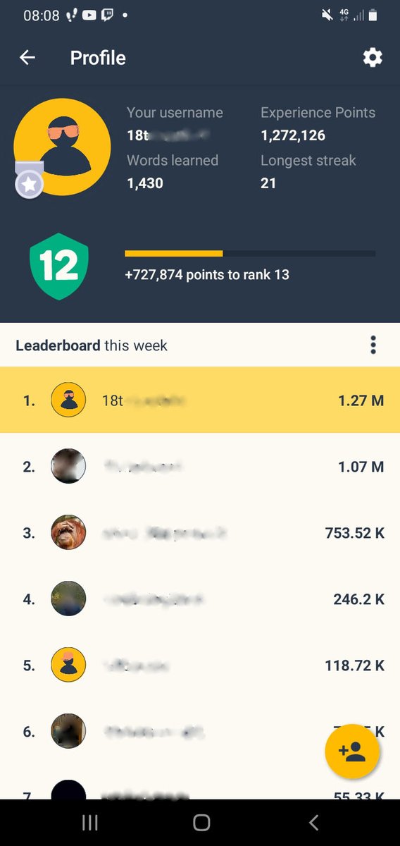 The Year 11 French <a href="/memrise/">Memrise</a> group are off to a really great start- with this student in particular gaining 1.2 MILLION points!!!!!!!!
We are incredibly proud of you all.
<a href="/beetleclaire/">Claire Harding</a>