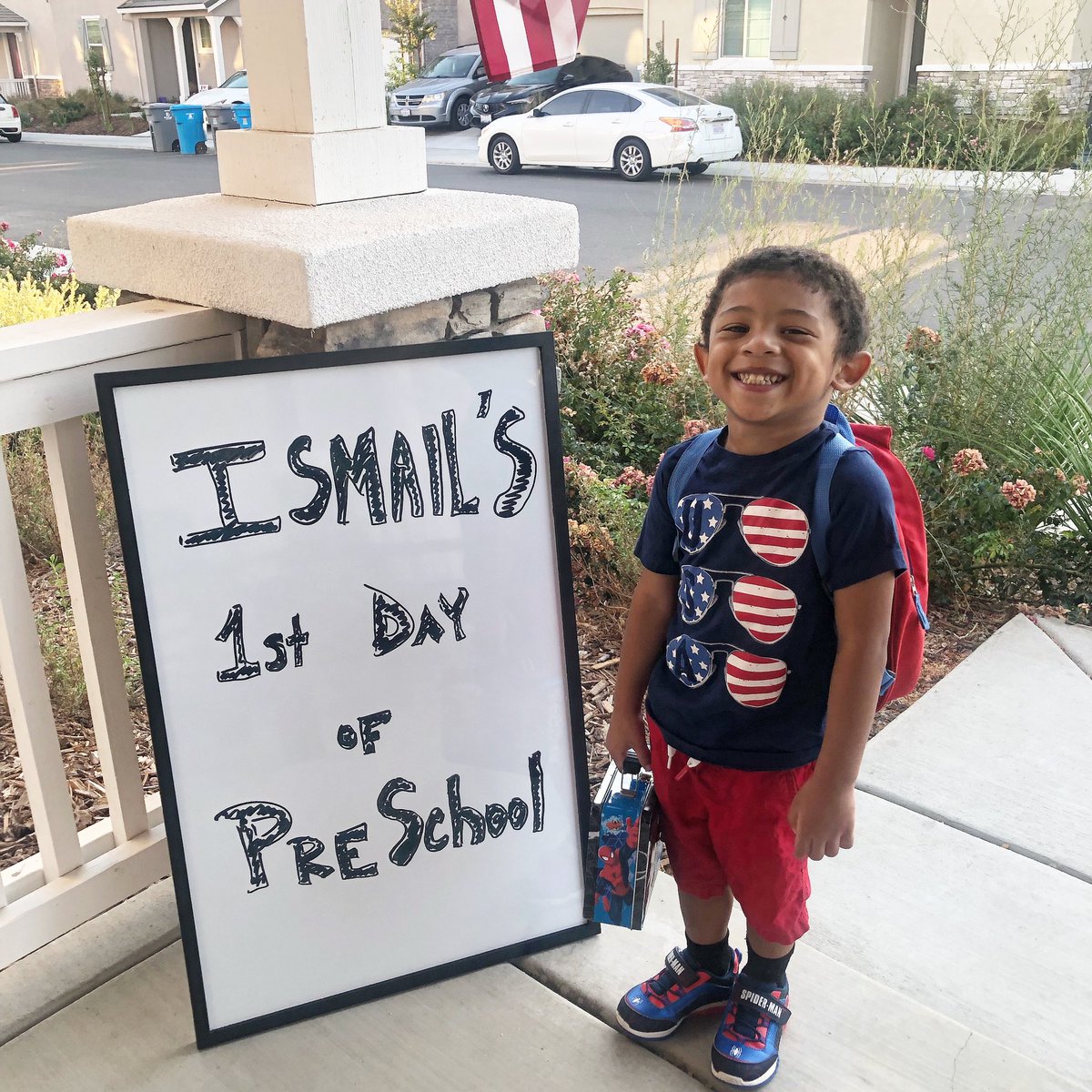 MarcelNeal_'s tweet photo. Today Ismail starts his first day of PreSchool!  It’s your turn Champ, let’s go!!! 🙌🏾📚🤗♥️

#1stdayofpreschool #Preschool #4yearsold #Ismail #Babyboy #Prouddad #Proudmom #Proudparents #Higherlearning #Blessed https://t.co/Fh4SnjmK6A